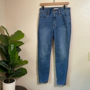 Madewell curvy high rise skinny jeans